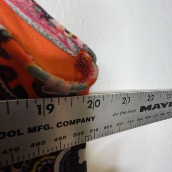 Leslie Fay Sleeveless Smocked Shift Dress Women's Sz 14 Paisley Floral Boho - Picture 3 of 16